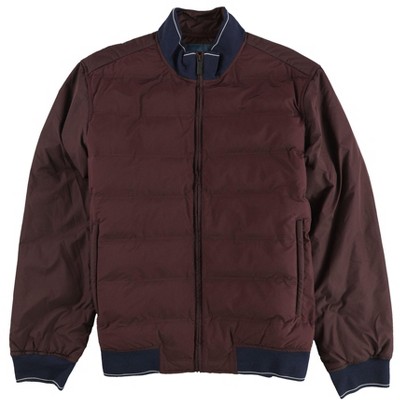 Perry Ellis Mens Quilted Full-Zip Puffer Jacket