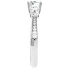 Pompeii3 1 1/10Ct Diamond & Moissanite Accent Engagement Ring in 10k Gold - 2 of 4