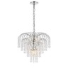 Elegant Lighting Falls 6 light Gold Pendant Clear Royal Cut Crystal - image 3 of 4