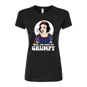 Women's - Disney - You Must Be Grumpy Juniors Fitted Graphic T-Shirt - 1 of 3