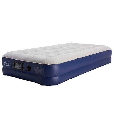 Suede Air Mattress Inflatable, Insta Bed Ez Twins