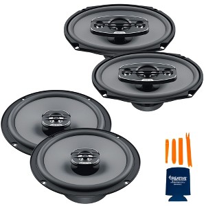 Hertz One Pair of X-165 UNO Series 6.5" Coaxial Speakers and One Pair X -690 UNO Series 6x9" 4-Way Coaxial Speakers - 1 of 4