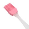 Unique Bargains Basting Brush 15g Small Translucent Handle Brush Color Block Dishwasher Safe Silicone PP 6.69"x1.18" 1Pcs - 4 of 4