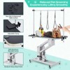 43.6" Heavy Duty Hydraulic Pet Grooming Table for All Size Dogs – Professional Adjustable (22"-39" H) Grooming Station, Non-Slip, 350LB - 4 of 4