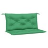vidaXL Garden Bench Cushion Set of 2 Green Oxford fabric (100% polyester) - 2 of 4
