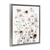 Stupell Industries Soft Cottage Florals Pattern Floating Frame Canvas Art, Gray, 17" x 21" - 2 of 4