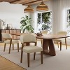 Christopher Knight Home Ata Modern Rubberwood Upholstered Dining Chairs (Set of 4) - 2 of 4