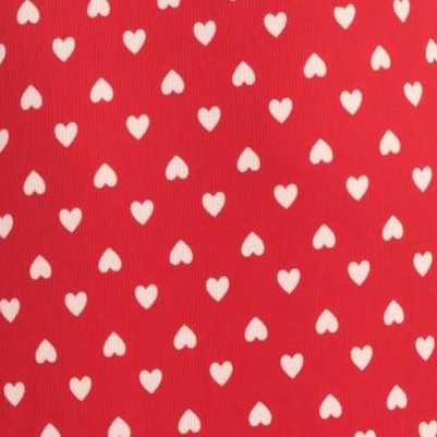 mini hearts - red