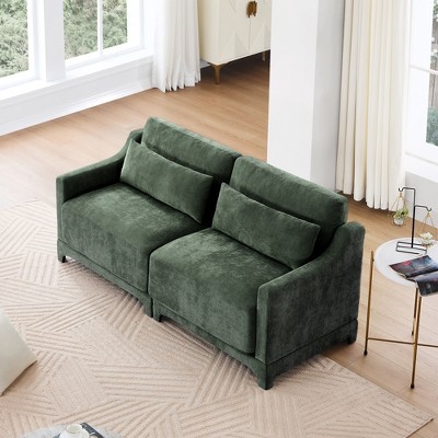 Christopher Knight Home Roxanne 73" Chenille Upholstered 2-Seat Sectional Sofa
