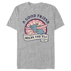 Men's Dumbo A Good Friend Helps You Fly T-Shirt - 1 of 4