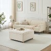 Lift-Top Ottoman Coffee Table with Storage , Storage Ottoman Bench for Living Room, Bedroom, and Entryway - 2 of 4