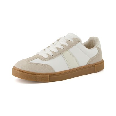 CUSHIONAIRE Balance Women's Fashion Sneakers – Retro Design, Comfort Foam, Wide Widths, Perfect for Everyday or Casual Wear
