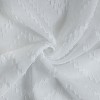 Habitat 100% Polyester Regina Sheer Chevron Delightful Textured Grommet Curtain Panel White - 3 of 4