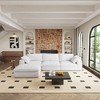 NicBex Couches for Living Room Feather-filled Seat Sofa Couches Comfy Upholstered 1pc Modular Design Sofa - 4 of 4
