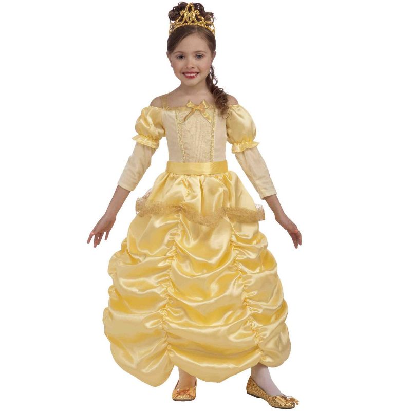 Forum Novelties Beautiful Princess Child Costume, Medium, Yellow, 1 of 2