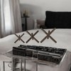 HomeRoots 8" Rustic Metal X Decorative Sculpture - 2 of 4