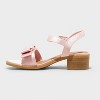 Kids' Belle Satin Dress Heels - art class™ Blush - 2 of 4