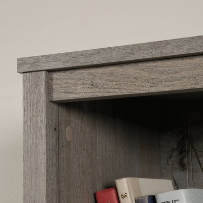 Mystic Oak Adjustable 71.5" Gray Bookcase with Doors