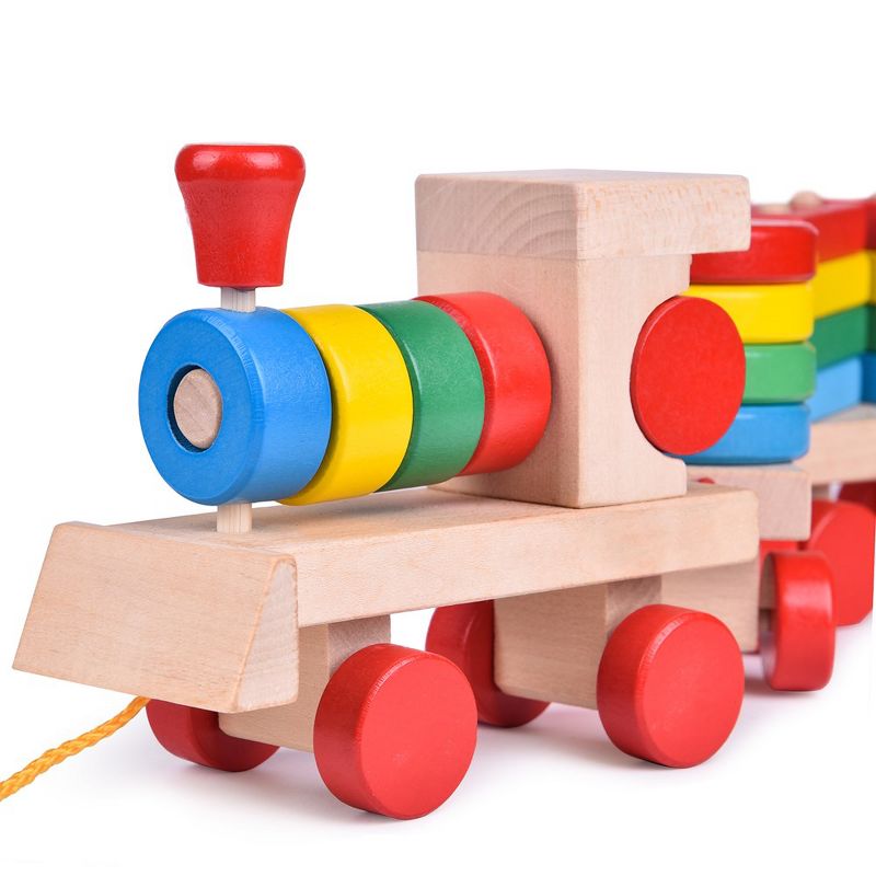 Fun Little Toys Wooden Geo-Train, 4 of 8