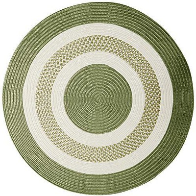 Colonial Mills Crescent Area Rug 5x5 Moss Green