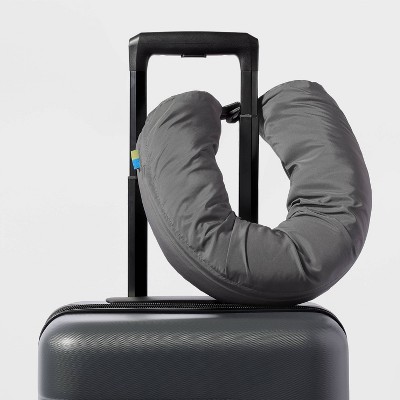 Packing Cube with Neck Pillow - Open Story™ Gray: Travel Luggage Accessory
