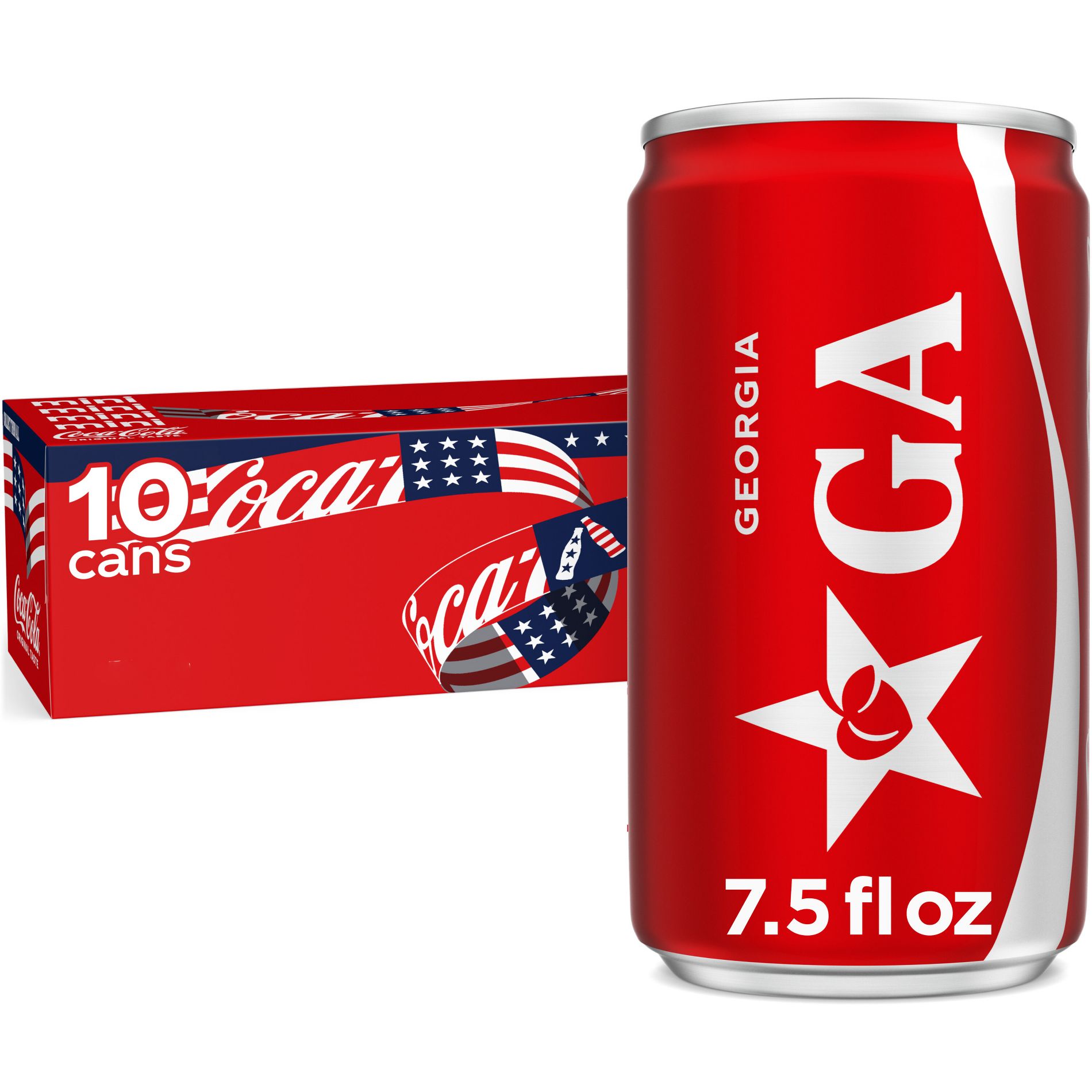 Coca Cola 10Pk 7.5 Fl Oz Mini Cans