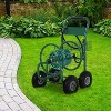 FDW Hose Reel Hold Up To 300 Ft Heavy Duty Garden Hose Reel for Garden Lawn Yard - 2 of 4
