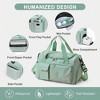 Luupatchy Carry On Weekender Backpack With Shoe Compartment, For Travel, Gym，Fishing, Travel Duffle Bag For Women, Men - 2 of 4