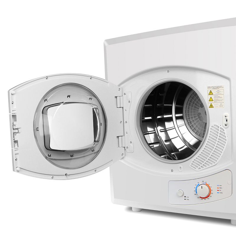 Barton Tumble Dryer White Heat Control Automatic Portable Electric RV 2.6 cu ft, 3 of 7