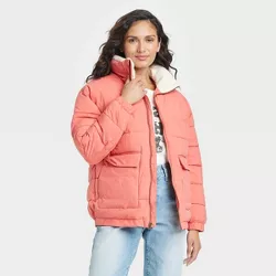 Women's Puffer Jacket - Universal Thread™ Pink XXL