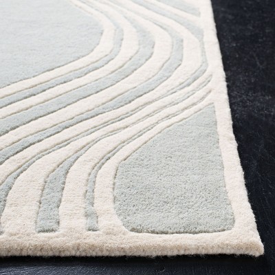 Chatham Gray and Ivory Hand-Tufted Wool Area Rug
