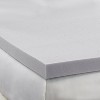 Hotel Laundry Full Hypoallergenic Bamboo Charcoal 2.5" Memory Foam Topper: Knitted, Spot Clean, Fits 12" Mattress Depth - 2 of 3