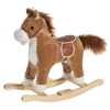 Qaba Rocking Horse Plush Animal on Wooden Rockers with Sounds, Wooden Base, Baby Rocking Chair for 36-72 Months - 4 of 4