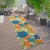 World Rug Gallery Tropical Floral Leaves Indoor/Outdoor Area Rug - 2 of 4