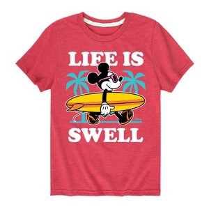 Boys' - Disney - Life Is Swell Short Sleeve Graphic T-Shirt - 1 of 4