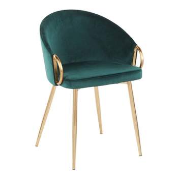 Claire Contemporary and Glam Dining Chair - LumiSource