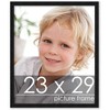 PosterPalooza | Modernist Black Picture Frame - UV Acrylic, Foam Board Backing, Hanging Hardware - 2 of 4