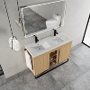 GDFStudio Winslow Modern Freestanding Bathroom Vanity with Resin Double Sink - 4 of 4