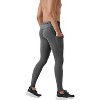 Anna-Kaci Active Men's Full-Length Compression Leggings with Side Pockets and Stretch Moisture-Wicking Fabric - 4 of 4