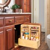 Rev-A-Shelf Floor Mount L Shaped Wood Sink Vanity Cabinet Base Storage Organizer with Soft Close Slides and Bins - 3 of 4