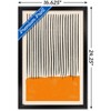 Trends International Geometric - Orange Framed Wall Poster Prints - 3 of 4