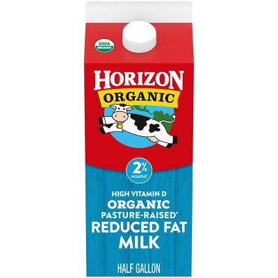 Horizon Organic 2% Reduced Fat High Vitamin D Milk - 0.5gal