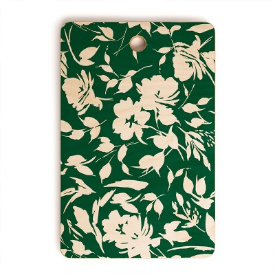 Marta Barragan Camarasa Monochrome wild garden Rectangle Cutting Board - Deny Designs
