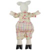 Gallerie II 11" Cream, Pink and Green "Liam" the Lamb Boy Sitting Spring Figure - 4 of 4