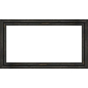 Amanti Art Rustic Pine Black Narrow Framed Dry Erase Magnetic Board - 1 of 4