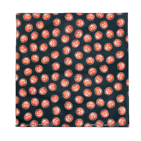 Ctm Glow In The Dark Pumpkin Halloween Holiday Bandana : Target