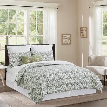 C&F Home Blair Cotton Botanical Quilt Set  - Reversible and Machine Washable