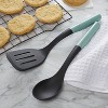 KitchenAid 2pc Nylon/ABS Spoon and Turner Set Aqua Blue: Kitchen Utensil Set, Dishwasher-Safe, Adult Use - 4 of 4