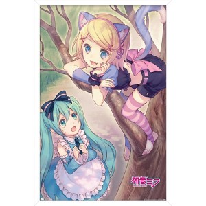 Trends International Hatsune Miku - Hatsune and Kagamine Framed Wall Poster Prints - 1 of 4