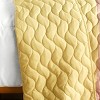 Slickblue Quilt Set Full/Queen with 2 Shams, Pre-Washed Reversible Bedding, Horizontal Stripes, 10 Colors, 3 Piece - 4 of 4